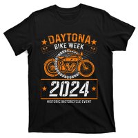 2024 Daytona Beach Bike Week Checkered Flag T-Shirt