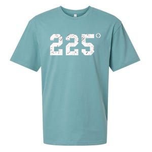 225 Degrees Bbq Grilling Smoking Meat Sueded Cloud Jersey T-Shirt