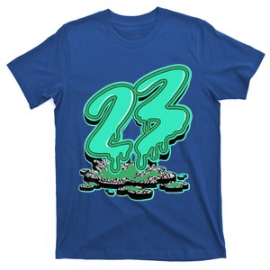 23 Drip Black Green Glow 3s Matching T-Shirt