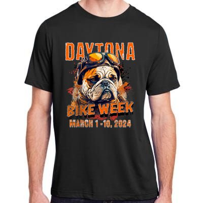 2024 Daytona Beach Bike Week Vintage Rally Art On Front Adult ChromaSoft Performance T-Shirt