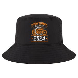 2024 Daytona Beach Bike Week Checkered Flag Design Cool Comfort Performance Bucket Hat