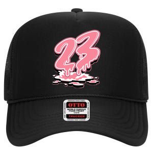 23 Drip Crafted For Her 5s Matching High Crown Mesh Back Trucker Hat