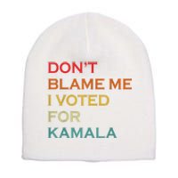 2024 Democrat Elections Short Acrylic Beanie