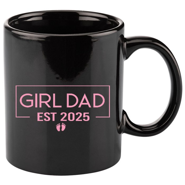 2025 Dad Father To Be 2025 Daddy 11oz C Handle Ceramic Mug