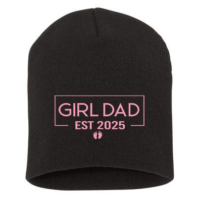 2025 Dad Father To Be 2025 Daddy Short Acrylic Beanie