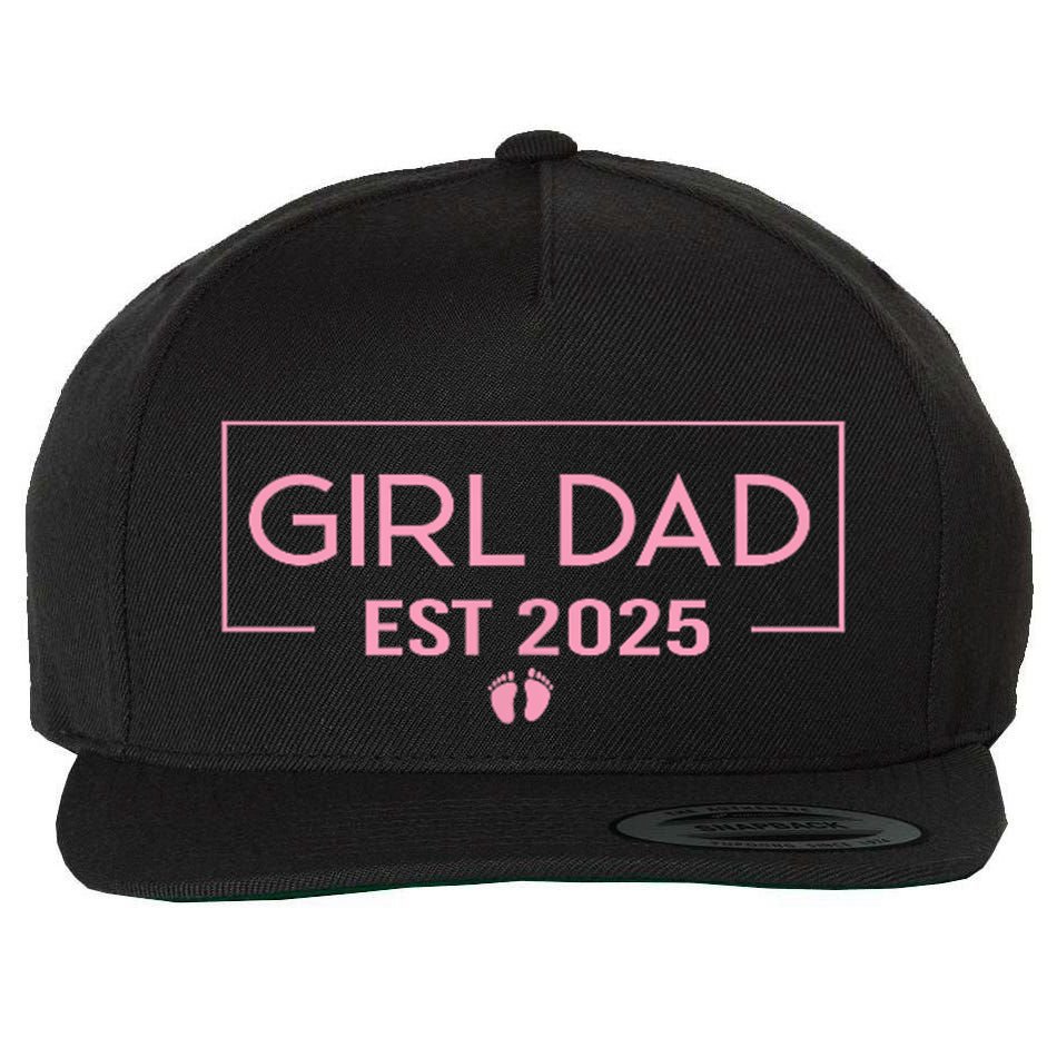 2025 Dad Father To Be 2025 Daddy Wool Snapback Cap