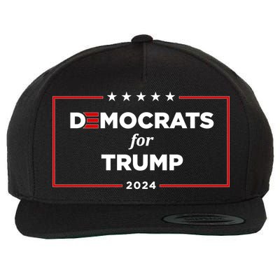 2024 Democrats For Trump Wool Snapback Cap