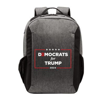 2024 Democrats For Trump Vector Backpack