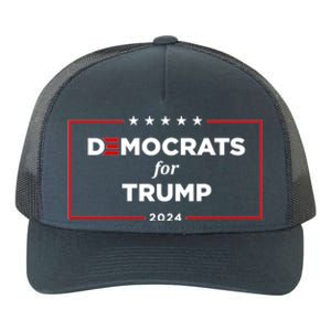 2024 Democrats For Trump Yupoong Adult 5-Panel Trucker Hat