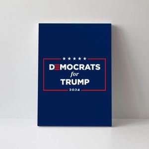 2024 Democrats For Trump Canvas