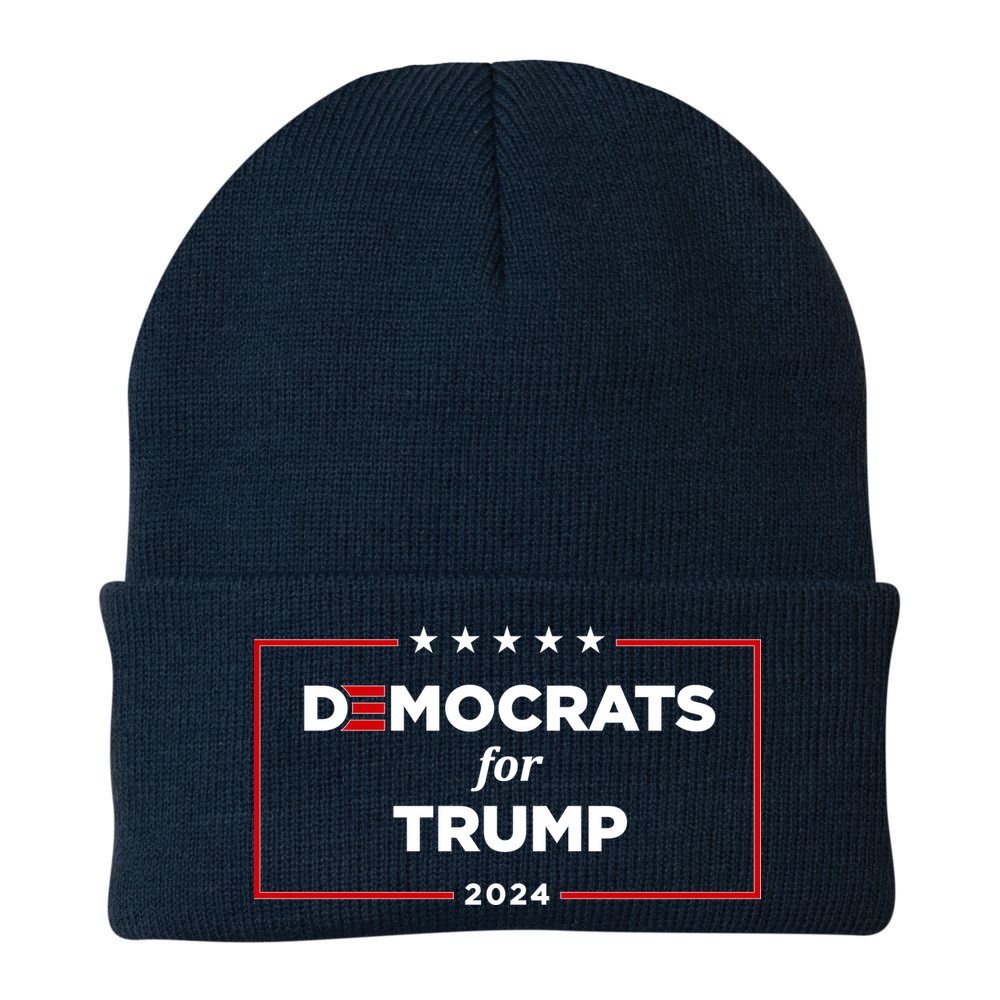 2024 Democrats For Trump Beanie