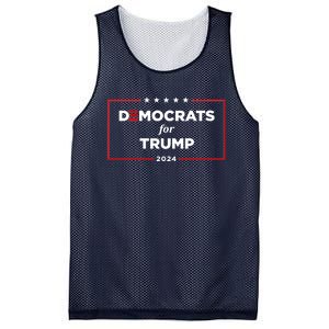 2024 Democrats For Trump Mesh Reversible Basketball Jersey Tank