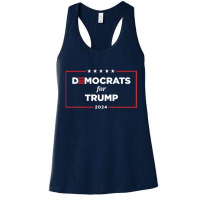 2024 Democrats For Trump Womens Tank Top