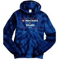 2024 Democrats For Trump Tie Dye Hoodie