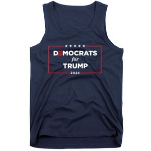 2024 Democrats For Trump Tank Top