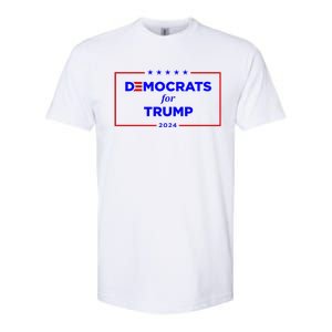 2024 Democrats For Trump Softstyle CVC T-Shirt