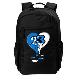 23 Drip Heart Military Blue 4s Matching Daily Commute Backpack