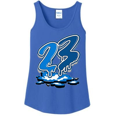 23 Drip Military Blue 4s Matching Ladies Essential Tank