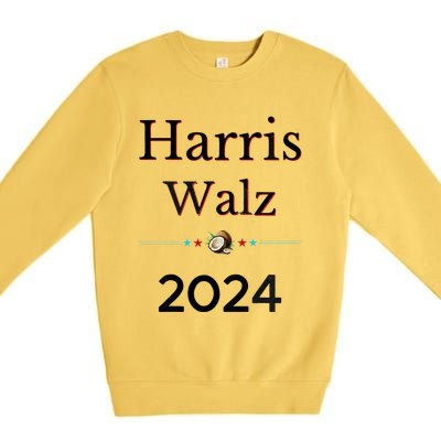 2024 Democratic Presidential Election Nominees Harris Walz Premium Crewneck Sweatshirt