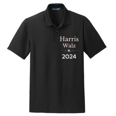 2024 Democratic Presidential Election Nominees Harris Walz Dry Zone Grid Polo