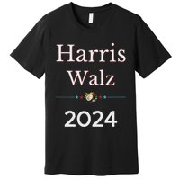 2024 Democratic Presidential Election Nominees Harris Walz Premium T-Shirt