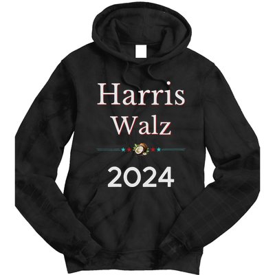 2024 Democratic Presidential Election Nominees Harris Walz Tie Dye Hoodie