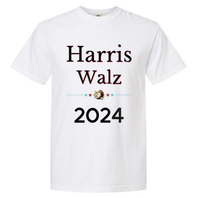 2024 Democratic Presidential Election Nominees Harris Walz Garment-Dyed Heavyweight T-Shirt