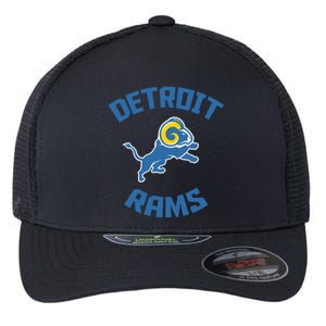 2022 Detroit Rams Football Champs Flexfit Unipanel Trucker Cap