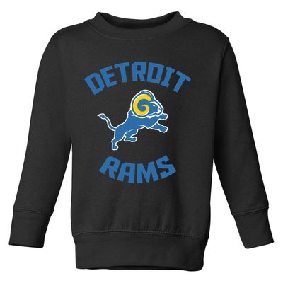2022 Detroit Rams Football Champs Toddler Sweatshirt