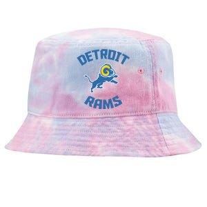 2022 Detroit Rams Football Champs Tie-Dyed Bucket Hat