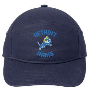 2022 Detroit Rams Football Champs 7-Panel Snapback Hat