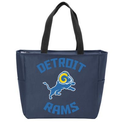 2022 Detroit Rams Football Champs Zip Tote Bag