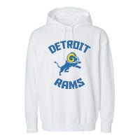 2022 Detroit Rams Football Champs Garment-Dyed Fleece Hoodie