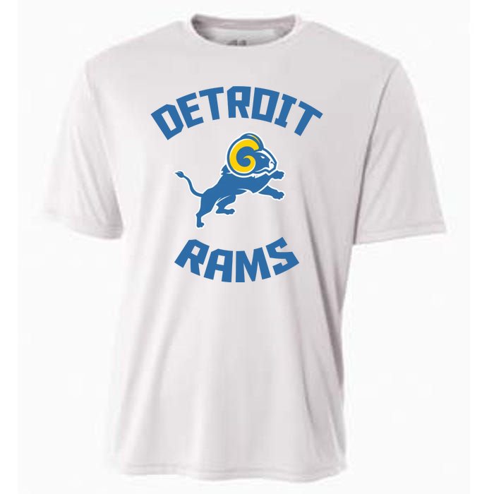 2022 Detroit Rams Football Champs Cooling Performance Crew T-Shirt