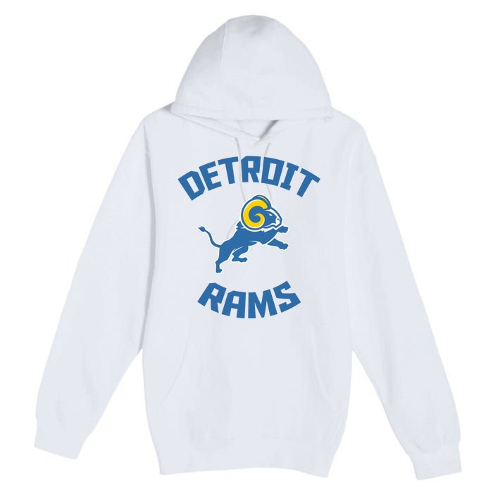 2022 Detroit Rams Football Champs Premium Pullover Hoodie