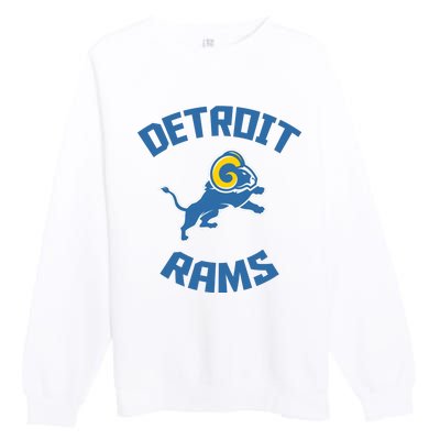 2022 Detroit Rams Football Champs Premium Crewneck Sweatshirt