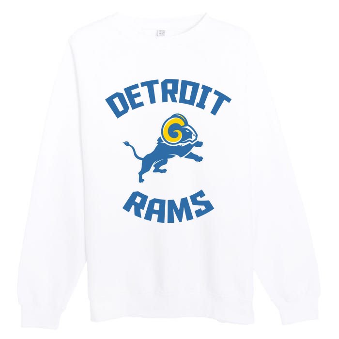 2022 Detroit Rams Football Champs Premium Crewneck Sweatshirt