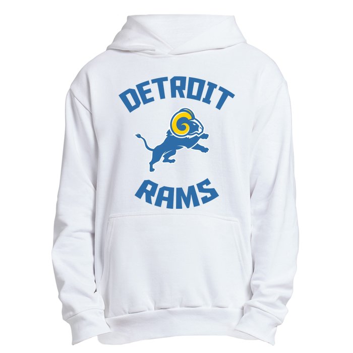 2022 Detroit Rams Football Champs Urban Pullover Hoodie