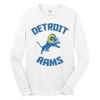 2022 Detroit Rams Football Champs Tall Long Sleeve T-Shirt