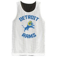 2022 Detroit Rams Football Champs Mesh Reversible Basketball Jersey Tank