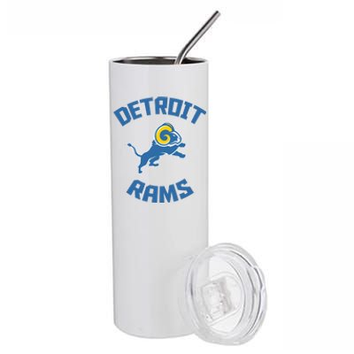 2022 Detroit Rams Football Champs Stainless Steel Tumbler