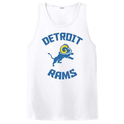 2022 Detroit Rams Football Champs PosiCharge Competitor Tank