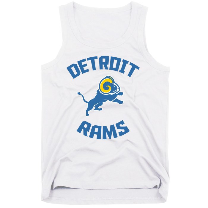 2022 Detroit Rams Football Champs Tank Top