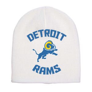 2022 Detroit Rams Football Champs Short Acrylic Beanie