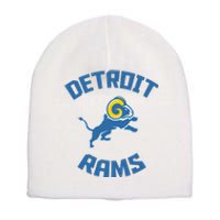 2022 Detroit Rams Football Champs Short Acrylic Beanie