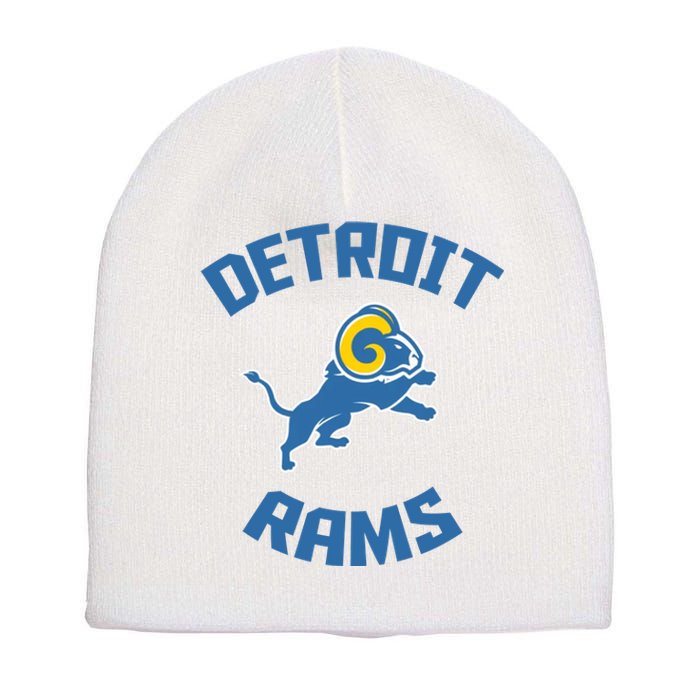 2022 Detroit Rams Football Champs Short Acrylic Beanie