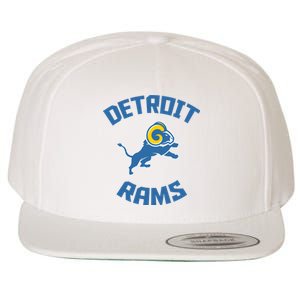 2022 Detroit Rams Football Champs Wool Snapback Cap