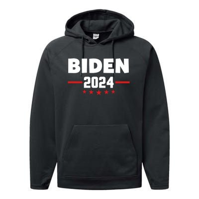 2024 Democrat Reelect Joe Biden Kamala Harris Performance Fleece Hoodie