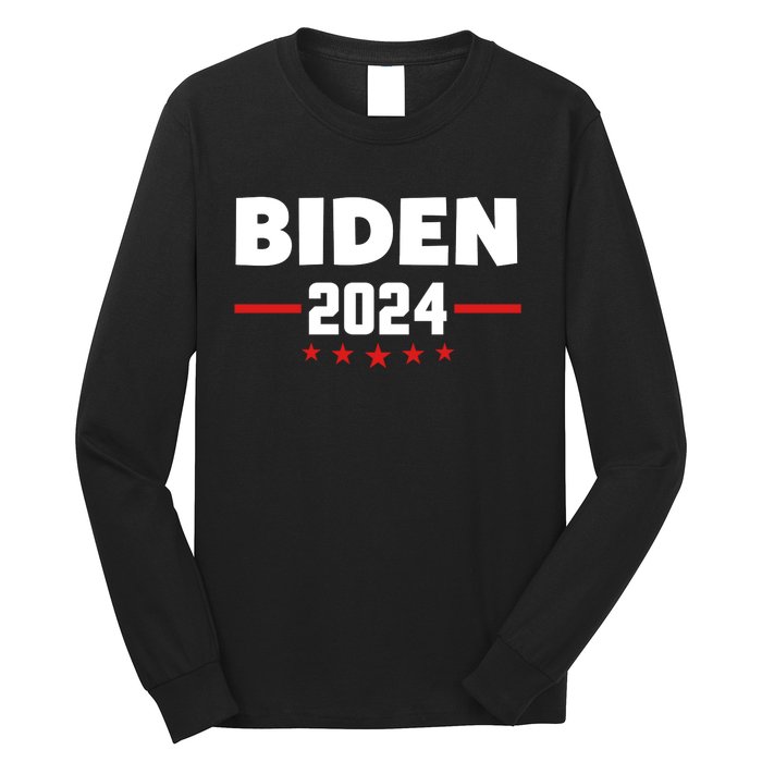 2024 Democrat Reelect Joe Biden Kamala Harris Long Sleeve Shirt