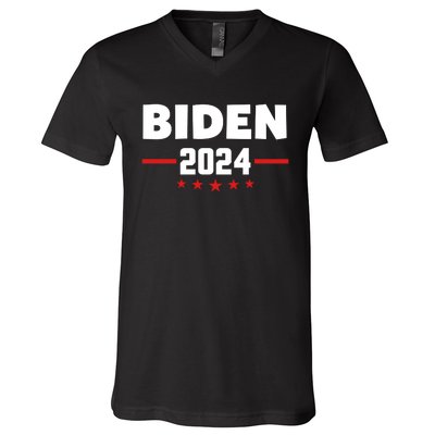 2024 Democrat Reelect Joe Biden Kamala Harris V-Neck T-Shirt